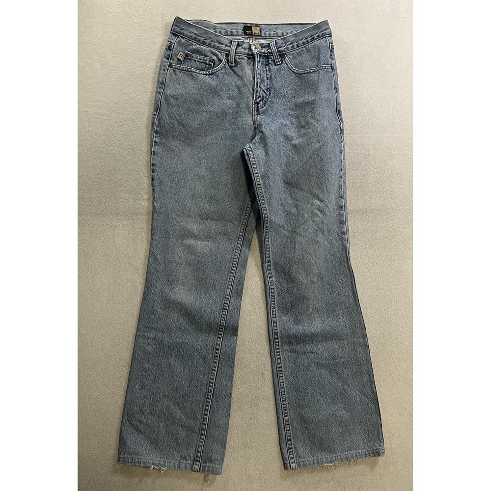 Vintage Mossimo Gene Flare Leg Jeans Women's Size 30 Blue Denim Light Wash